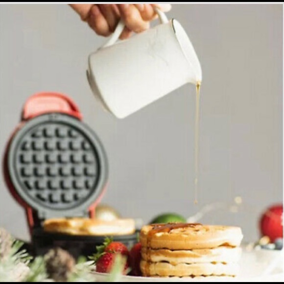 Bella Mini Waffle Maker, Gingerbread Red - Picture 1 of 5